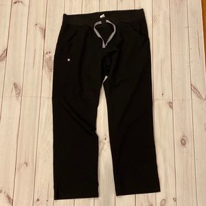 Figs Kade Cargo Scrub Pants - Black - size XL